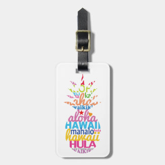 Étiquette À Bagage Beaucoup d'ananas hawaïen