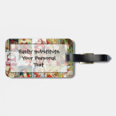 Étiquette À Bagage Beaucoup Santas Easy ID Personnel (Dos horizontal)