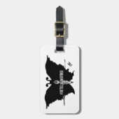 Étiquette À Bagage Beauté obscurcie (Devant Vertical)