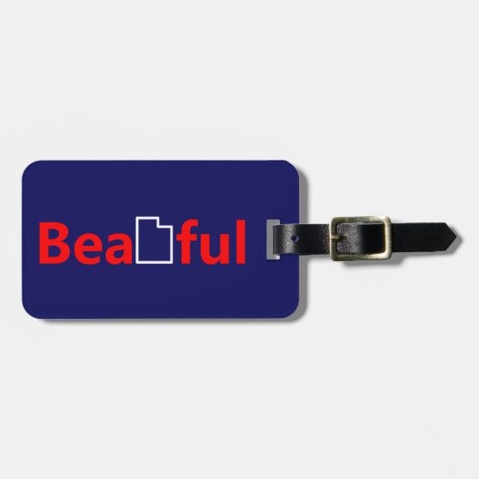 Étiquette À Bagage Beautiful (Devant horizontal)