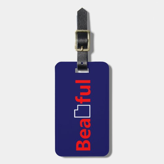 Étiquette À Bagage Beautiful (Devant Vertical)