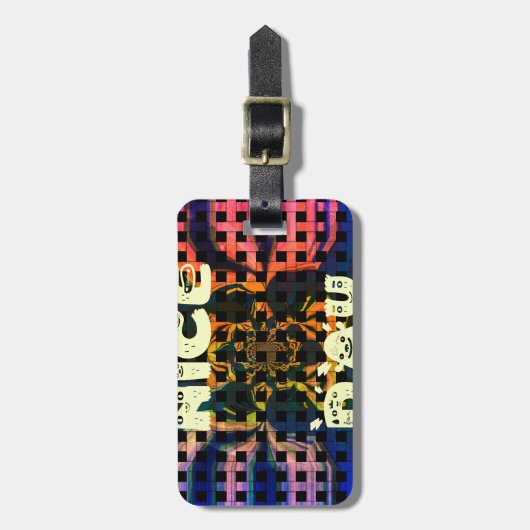 Étiquette À Bagage Beautiful have a Nice Day Text Print vecteur (Devant Vertical)