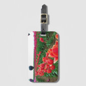 Étiquette À Bagage Beautiful Tulip Field (Devant Vertical)