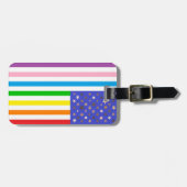 Étiquette À Bagage Beautiful USA Flag (Devant horizontal)