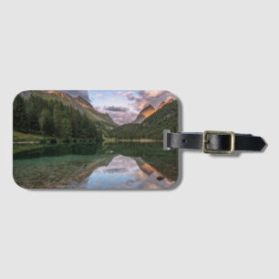Étiquette À Bagage Beaux Alpes de Suisse du lac Palpuogna