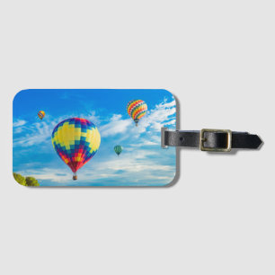 Étiquette À Bagage Beaux Ballons à air chaud