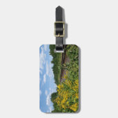 Étiquette À Bagage Beaux jardin et voie ferroviaire (Devant Vertical)