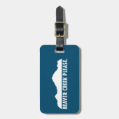 Étiquette À Bagage Beaver Creek S'il vous plaît (Devant Vertical)