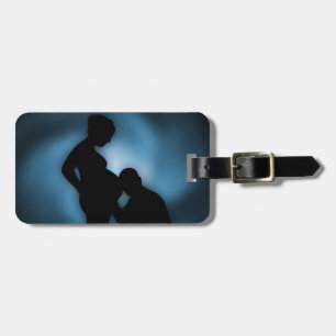 Étiquette À Bagage bébé attendu