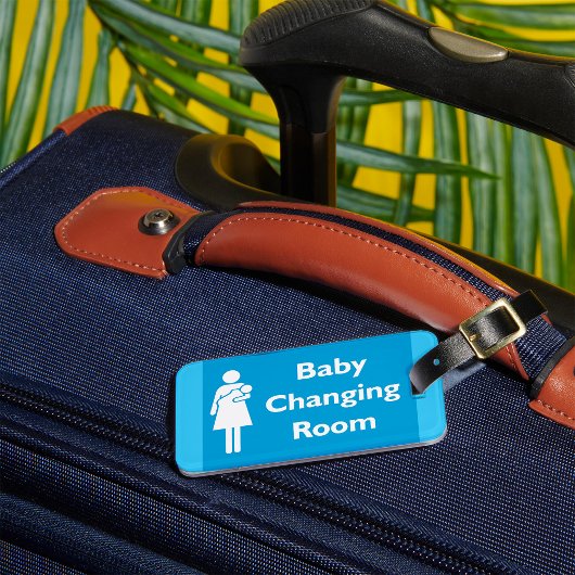 Étiquette À Bagage Bébé Changement de chambre Signer avec le parent e
