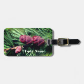 Étiquette À Bagage Bébé Miniature Pine Cônes Nature Personnalisée (Devant horizontal)