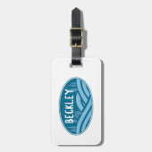 Étiquette À Bagage Beckley West Virginia Extérieur (Devant Vertical)