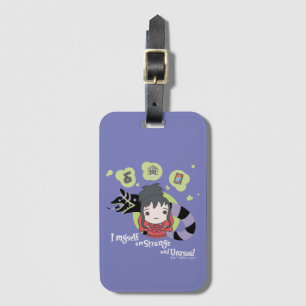 Étiquette À Bagage Beetlejus   Chibi Lydia "Étrange et inhabituel"