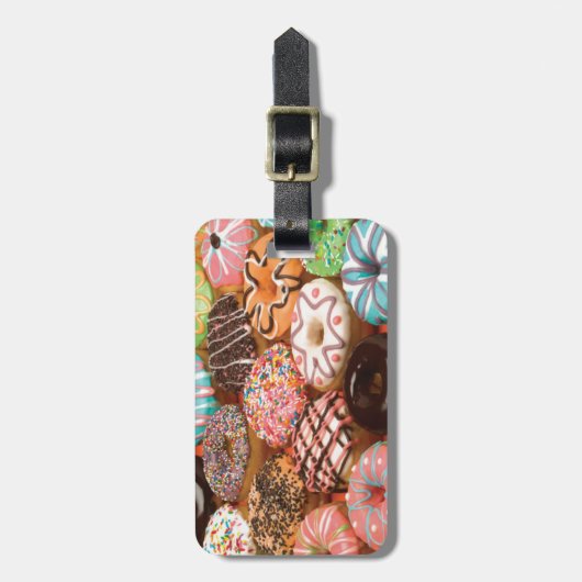 Étiquette À Bagage beignets (Devant Vertical)