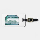 Étiquette À Bagage Belews Lake North Carolina Deer (Devant horizontal)