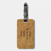 ÉTIQUETTE À BAGAGE BÉLIER DE SIGNE DE ZODIAQUE (Dos Vertical)