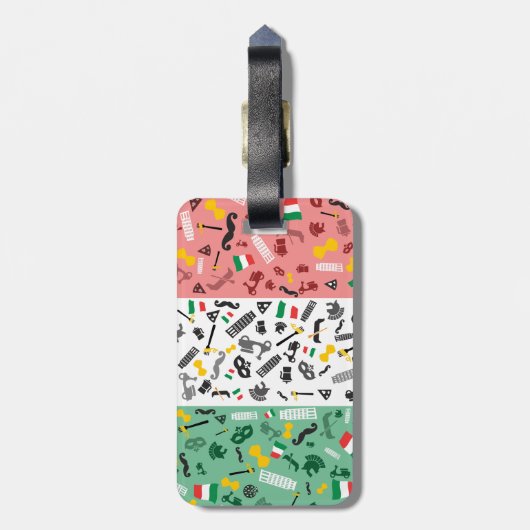 Étiquette À Bagage Bella Italie (Dos Vertical)