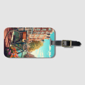 Étiquette À Bagage Belle Amsterdam Pays-Bas Canal City (Devant Horizontal)