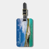 Étiquette À Bagage Belle côte des Caraïbes (Devant Vertical)