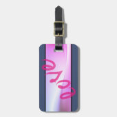 Étiquette À Bagage Belle Fille, Amour Personnalisé (Devant Vertical)