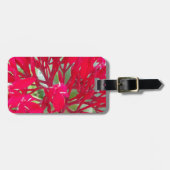 Étiquette À Bagage Belle fleur de sang Milkweed Art Imprimer/Graphiqu (Devant horizontal)