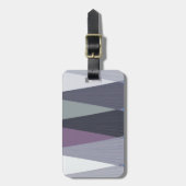 Étiquette À Bagage Belle impression Extraordinaire Chevron Design Art (Devant Vertical)