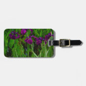 Étiquette À Bagage Belle Iris Violet (Devant horizontal)