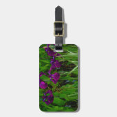 Étiquette À Bagage Belle Iris Violet (Devant Vertical)