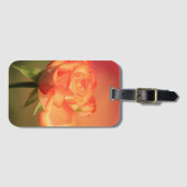 Étiquette À Bagage Belle photo de Rose romantique (Devant Horizontal)