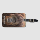 Étiquette À Bagage Belle photographie de Borneo Orangutan (Devant Horizontal)