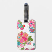 Étiquette À Bagage Belle poule japonaise à la mode girly (Dos Vertical)