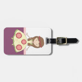 Étiquette À Bagage Belle princesse fille (Devant horizontal)