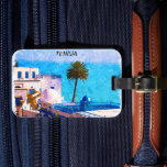 Étiquette À Bagage Belle Tunisie Panorama<br><div class="desc">Tag Tunisie coloré avec ses paysages à couper le souffle et ses paysages de plage. Fait un souvenir extraordinaire et une idée cadeau pour chaque touriste et visiteur de la destination africaine. Faites-le vous-même et achetez maintenant.</div>