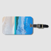 Étiquette À Bagage Belle vie insulaire (Devant Horizontal)