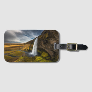 Étiquette À Bagage Belle vue de paysage de Seljalandsfoss
