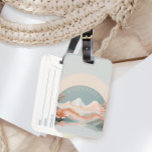 Étiquette À Bagage Belle Wanderlust Mountain Paysage Voyage<br><div class="desc">Un magnifique paysage de montagne rend ces étiquettes de bagages parfaits pour les amateurs d'aventure et les voyageurs du monde entier.</div>