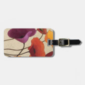 Étiquette À Bagage Belles fleurs (Devant horizontal)