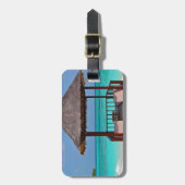 Étiquette À Bagage Belles îles Maldives (Devant Vertical)