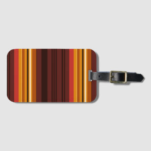 Étiquette À Bagage Belles rayures vintages