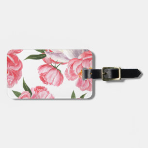 Étiquette À Bagage Belles Roses