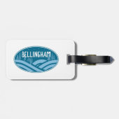 Étiquette À Bagage Bellingham Washington Extérieur (Dos horizontal)
