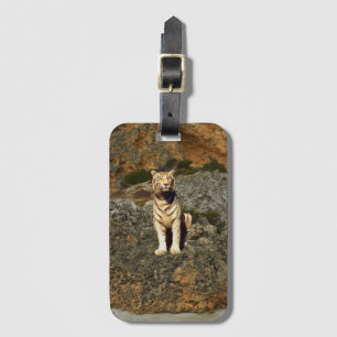 Étiquette À Bagage Belvédère du Tigre blanc,  