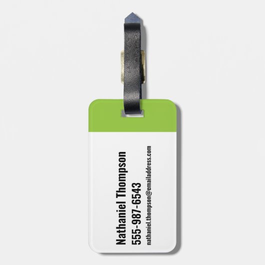 Étiquette À Bagage Ben 10 Alien Rush Graphic (Dos Vertical)