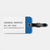 Étiquette À Bagage Ben 10 & Four Arms Shadow (Dos horizontal)