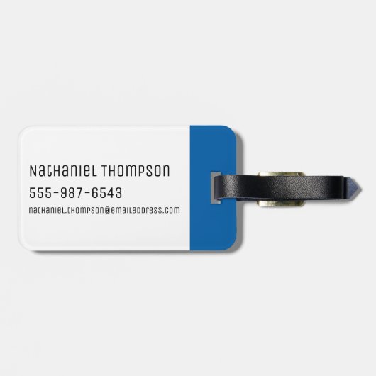 Étiquette À Bagage Ben 10 & Four Arms Shadow (Dos horizontal)