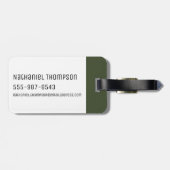 Étiquette À Bagage Ben 10 Transformation de l'ADN de l'hémataste (Dos horizontal)