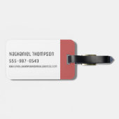 Étiquette À Bagage Ben 10 Transformation de l'ADN de Wildvine (Dos horizontal)