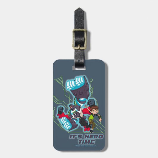 Étiquette À Bagage Ben & Omni-Enhanced Four Arms - It's Hero Time (Devant Vertical)