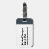 Étiquette À Bagage Ben Tennyson, Cannonbolt et Four Arms - Go Hero (Dos Vertical)