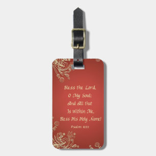 Étiquette À Bagage Bénissez le seigneur Luggage Tag